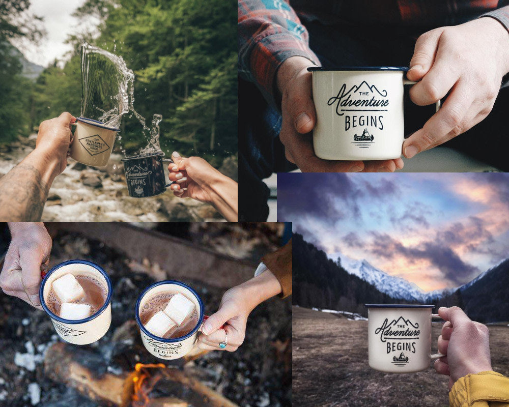 GENTLEMENS HARDWARE Enamel Mug White
